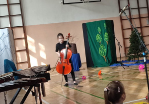 Występ w szkole muzycznej